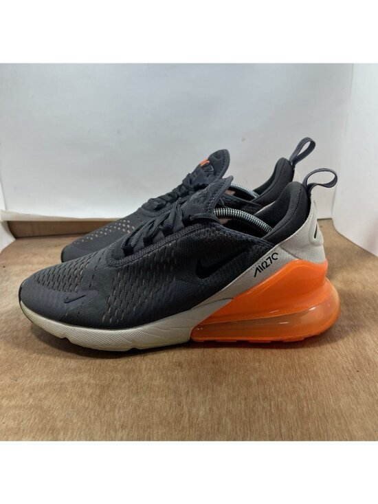 Nike Air Max 270 Men Size 11.5 Thunder Grey Total Orange AH8050-024 Sneaker main image 7